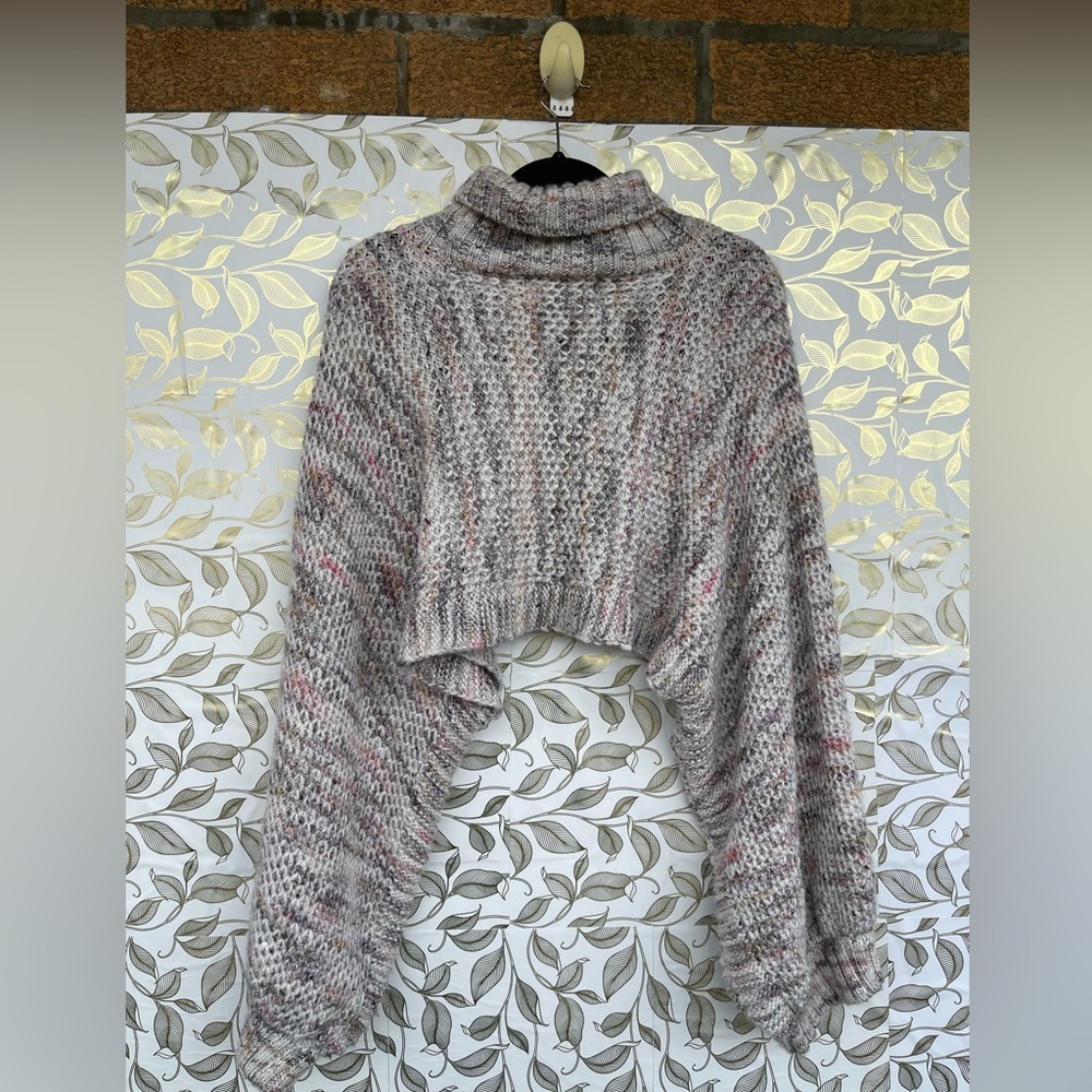 Henrik Vibskov AW21 Cropped Bat Sweater | Designer Scandi Style Chunky Knit  M - Picture 8 of 12